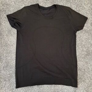 Lululemon sz 8 Swiftly tech short sleeve shirt relaxed black